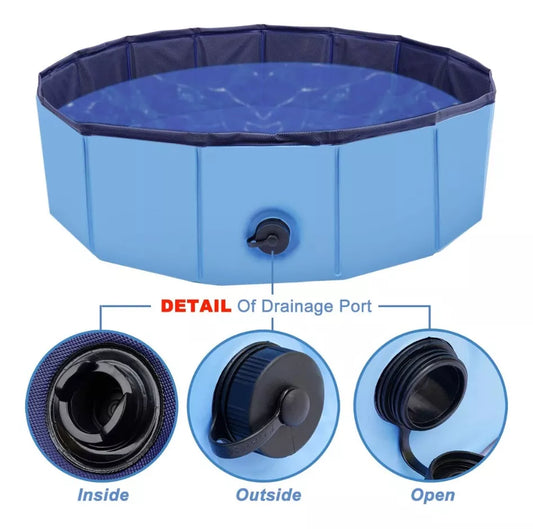 Piscina Plegable Para Mascotas en Verano